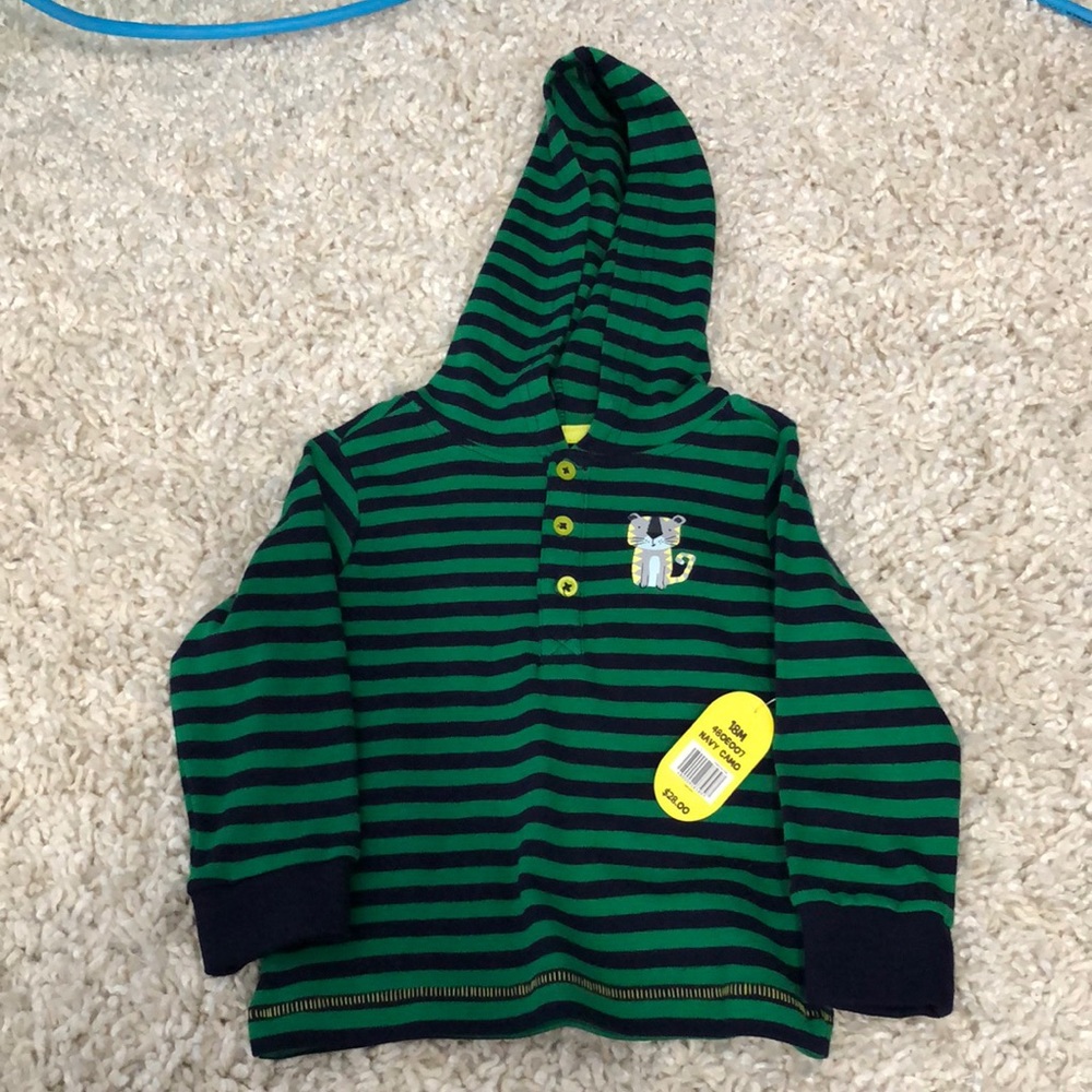 Long-sleeve Hooded Toddler Shirt